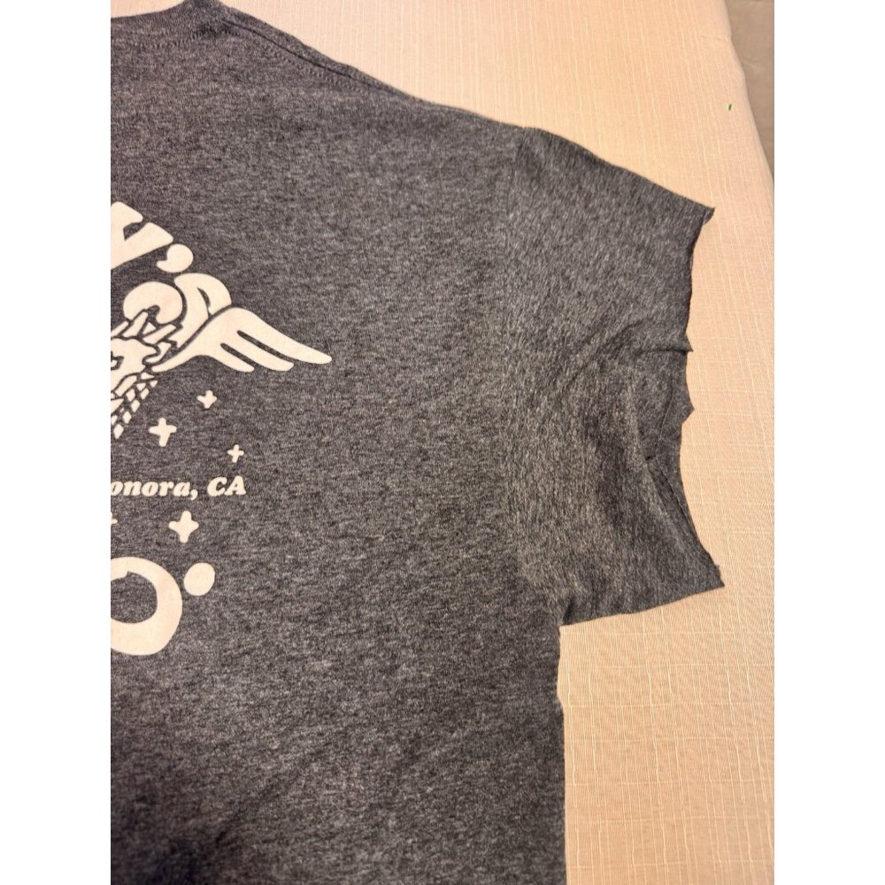 Flappy’s Pizza Co Sonora CA T-Shirt Men’s Large Gray Local Restaurant Tee - Picture 5 of 8